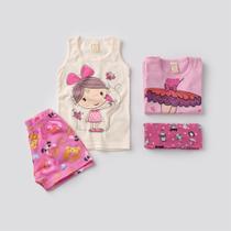 Kit 120 Conjuntos Infantis Menina Lojista Atacado