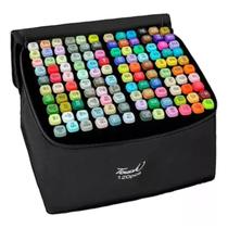 Kit 120 Cores Canetinhas Touch Com Ponta Dupla