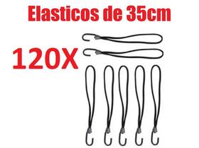 Kit 120 Elastico Extensor Borracha Lona Caminhão Carreta