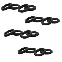 Kit 120 Elásticos De Cabelo Rabicó Xuxinha Mini Preta