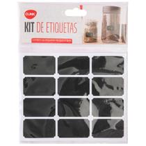 Kit 120 Etiquetas Adesivos para Frasco e Garrafa Lousa Reutilizavel