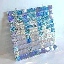Kit 120 Painéis Mágicos Decorativos Lantejoula Shimmer Wall Prata
