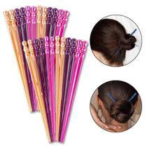 Kit 120 Palitos Prendedor De Cabelo Estilo Oriental Perolado