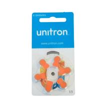 Kit 120 Pilhas Baterias 13 Pr48 Unitron P/ Aparelho Auditivo