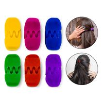 Kit 120 Piranhas Presilha Pequena Cabelo Tridente Coloridas