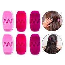 Kit 120 Piranhas Presilha Pequena Cabelo Tridente Tons Rosa