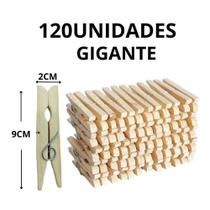 kit 120 prendedor grampo de roupa madeira grande kit 120 prendedor grampo de roupa madeira grande
