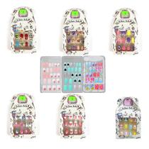 Kit 120 Unhas Postiças Kids Infantil Teen