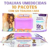 Kit 1200 Toalhas Umedecidas Joe Baby Extrassensível 19x14 cm