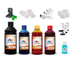 Kit 1250ml De Tinta Compatível Para HP 2546 662 Kit 1250ml De Tinta Compatível Para HP 2546 662