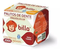 Kit 12cx C/2000und De Palito De Dente Sabor Canela Billa