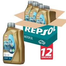 Kit 12L Óleo Motor 0w30 Repsol Master Eco 100% Sintético Acea C2 Ford Fiat Jeep