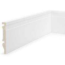 Kit 12m Linear Rodapé de Poliestireno 10cm x 15mm x 2,40m Frisado Nfr Branco Ruffino Kit 12m Linear Rodapé de Poliestireno 10cm x 15mm x 2,40m Frisado Nfr Branco Ruffino