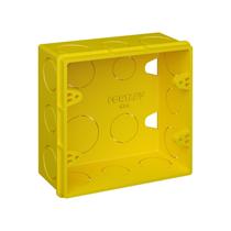 Kit 12PC Caixa de Luz Plastica 4x4 Amarela - Fortlev Kit 12PC Caixa de Luz Plastica 4x4 Amarela - Fortlev