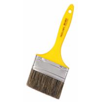 Kit 12PC Pincel Trincha Para Pintura 3 Pol Cerda Grisalha Cabo Plástico Compel