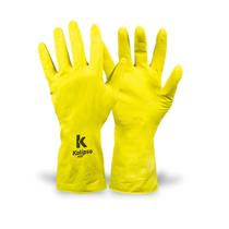 Kit 12PR Luva Latex Amarela Floc G Light - Kalipso Kit 12PR Luva Latex Amarela Floc G Light - Kalipso