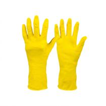 Kit 12PR Luva Latex Amarela Floc P - Kalipso Kit 12PR Luva Latex Amarela Floc P - Kalipso
