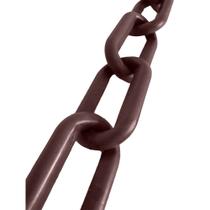 Kit 12PT Corrente Sinalização Elo Grande Marrom 3.6mts - Juntalider