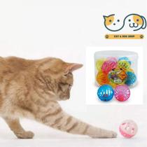 Kit 12un Bolinha Com Guizo The Cat's Ball Átomo Para Gatos - The Pets Brasil