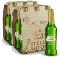 Kit 12Un Cerveja Stella Artois Pure Gold Sem Gluten 330Ml