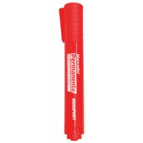 Kit 12un Marcador Peças Caneta 5.0mm Vermelho Ref.7856 - BRASFORT