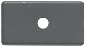 Kit 12un Módulo Tampo 1 Furo 5,5 mm Tramontina IzyFlat Grafite