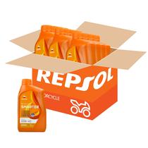 Kit 12Un Óleo Motor de Moto Semi-Sintético 10W40 4T - Repsol
