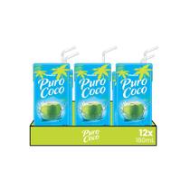 Kit 12x Água de Coco Puro Coco 180ml