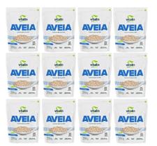 Kit 12X Aveia Flocos Integral S/Glúten 200G Vitalin