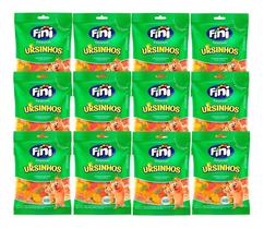 Kit 12x Bala De Gelatina Fini Ursinhos 90g - Cimed