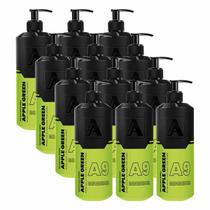 Kit 12X Balm Para Barba Apple Green A9 140Ml Alfa Look'S
