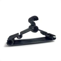 Kit 12x Cabide Plastico Organizador de Roupas Camiseta vestido Calça