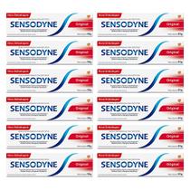 Kit 12x Creme Dental Sensodyne Original para Dentes Sensíveis 50g Kit 12x Creme Dental Sensodyne Original para Dentes Sensíveis 50g