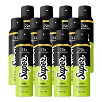 Kit 12x Desodorante Super Citrus 72h Aerossol Antitranspirante 150ml