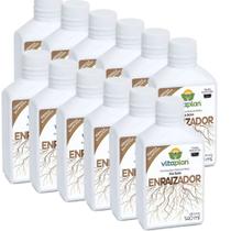 Kit 12x Fertilizante Líquido Mineral Enraizador c/ 140ml VITAPLAN