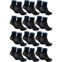 Kit 12x Meia De Compressão Esportiva Corrida Running Cano Curto Kit 12x Meia De Compressão Esportiva Corrida Running Cano Curto