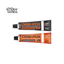 Kit 12x Orbi-Pox Cola Epóxi 10 Min 40g Alta Resistência Kit 12x Orbi-Pox Cola Epóxi 10 Min 40g Alta Resistência