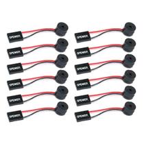 Kit 12x Plug Speaker Bip Bios Placa Mãe PC Computador Desktop