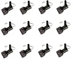 Kit 12x Spot tela para trilho perfilado ou eletro calha PT