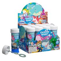 Kit 12x Tubos 60ml Bolha de Sabão Ocean Baby Brasilfex