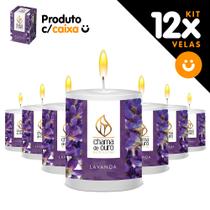 Kit 12x Vela Aromática Vela Perfumada Decoração Fragrância - Várias Opçoes Perfume Kit 12x Vela Aromática Vela Perfumada Decoração Fragrância - Várias Opçoes Perfume