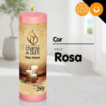 Kit 12x Vela De 7 Dias Atacado 250g Velas De Várias Cores - Chama de Ouro