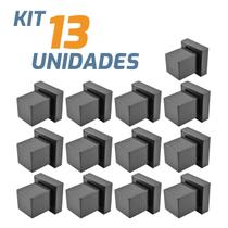 Kit 13 Acabamento Quadrado Preto Registro Pressão Deca Kit 13 Acabamento Quadrado Preto Registro Pressão Deca