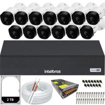 Kit 13 Câmeras Intelbras Multi Hd 1120b Dvr 16 Canais Hd 2TB Kit 13 Câmeras Intelbras Multi Hd 1120b Dvr 16 Canais Hd 2TB