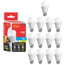 Kit 13 Lâmpadas Led 9W E27 Autovolt 6500K Branco Frio Cor Da