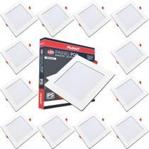 Kit 13 Painel De Teto 18w Embutir 6500k Branco Frio Avant Kit 13 Painel De Teto 18w Embutir 6500k Branco Frio Avant