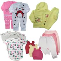 Kit 13 Pçs Moletom Macacão Body Roupa De Bebê Menino Menina