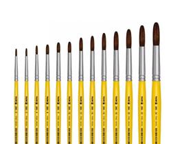 Kit 13 pinceis redondos 266 tigre