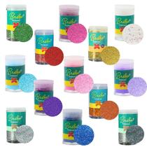Kit 13 Potes de Glitter Escolar PVC Metálico Brilho Poliéster Pote 3g Make+ Purpurina Brilho em Pó Neon Unhas Kit 13 Potes de Glitter Escolar PVC Metálico Brilho Poliéster Pote 3g Make+ Purpurina Brilho em Pó Neon Unhas