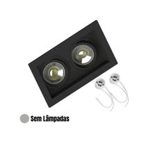 Kit 13 Spot Embutir Multi Recuado Saveenergy Dicroica Duplo Sem Lampada